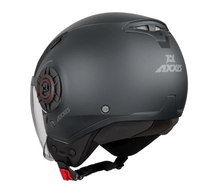 Casca open face Axxis Metro S A2 titanium mat [1]