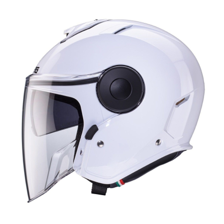 Casca open face Caberg Soho SV A1 alb lucios [2]