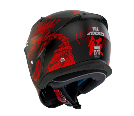 Casca Axxis Hunter SV Oni B5 roșu mat [2]