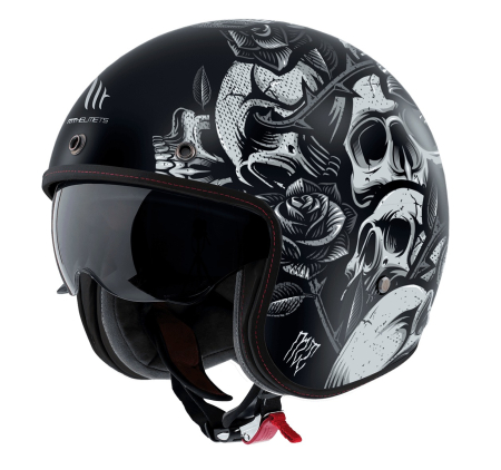 Open Face - Casca open face MT Le Mans 2 S SV Breakout B2 negru mat