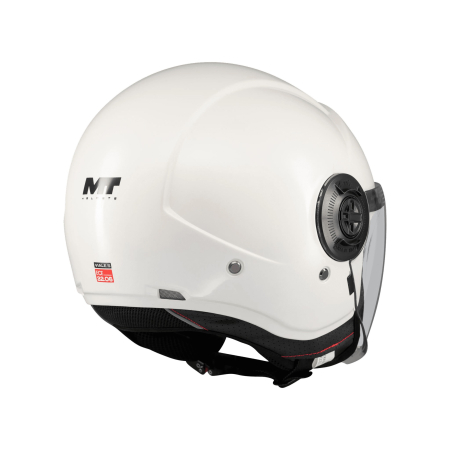 Casca open face MT Viale SV S Pure A0 alb lucios [3]