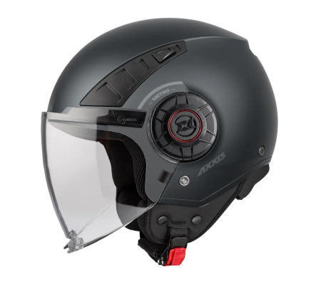 Open Face - Casca open face Axxis Metro S A2 titanium mat