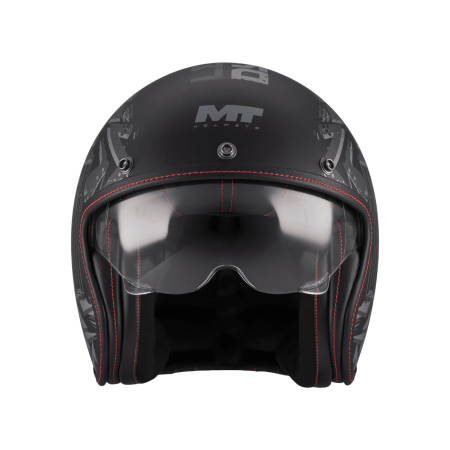 Casca open face MT Le Mans 2 S SV Dystopic B12 negru mat [2]