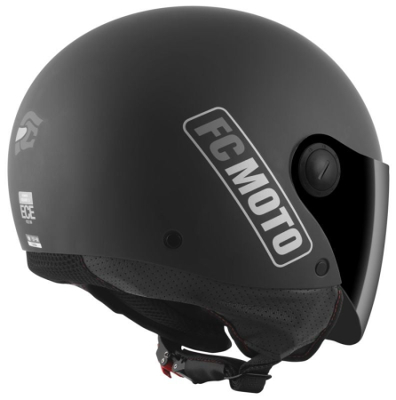 Casca moto open face FC-Moto Square-RS negru mat gri [3]