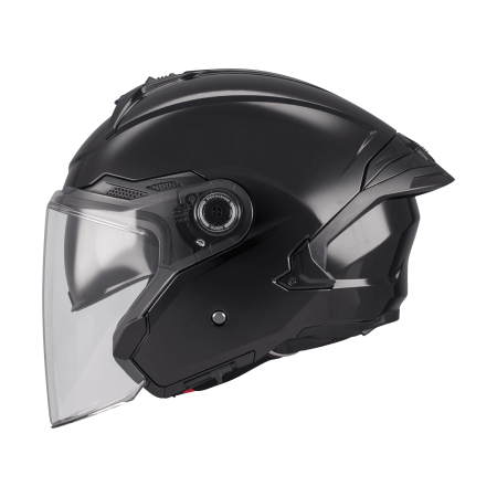 Casca open face MT Cosmo SV Pure negru lucios [1]