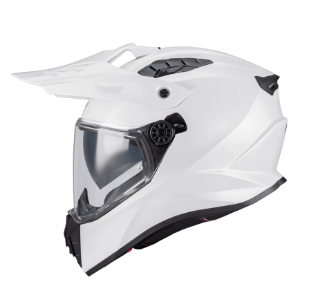 Casca adventure MT Track SV Pure A0 alb lucios [1]