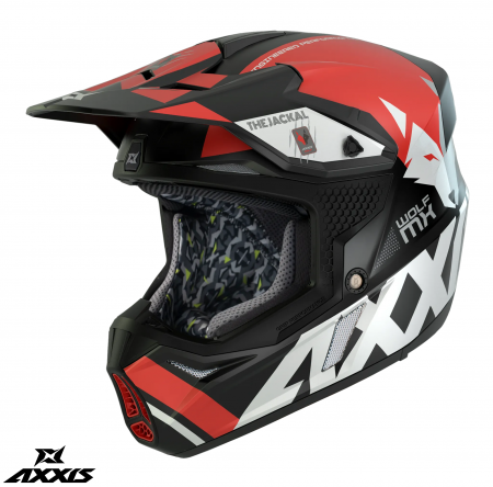 CASTI - Casca Axxis Wolf A1 negru mat off road