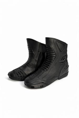INCALTAMINTE - Cizme moto SM Racewear Lazer – piele naturala si compozit, protectii calcai-degete-lateral