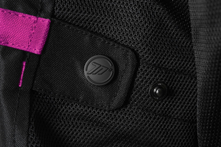 Geaca moto vara dama Seventy Mojave negru fuchsia [8]