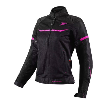 ECHIPAMENTE - Geaca moto vara dama Seventy Mojave negru fuchsia