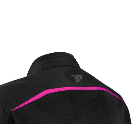 Geaca moto vara dama Seventy Mojave negru fuchsia [4]