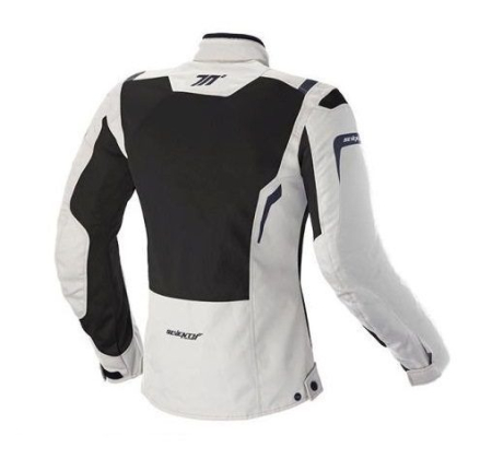 Geaca moto Seventy SD-JT46 alb ice/negru [1]