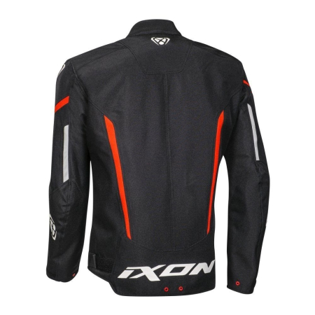 Geaca moto Ixon Striker MS negru/alb/roșu [1]