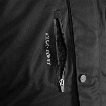 Geaca moto textila GMS Terra Eco negru galben [3]