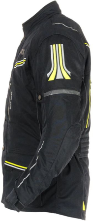 Geaca moto textila GMS Terra Eco negru galben [5]