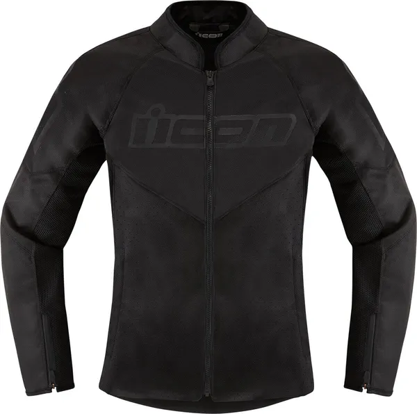 Geci Textil - Geaca moto textila Icon Hooligan Ultrabolt - Model Dama - Vara - Ventilata integral - Protectii CE , D3O pentru Coate, Umeri si Coloana