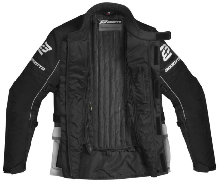 Geaca moto textila impermeabila Bogotto Tampar Tour negru [2]