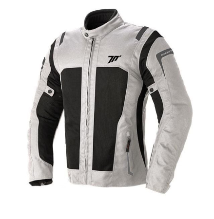 Geci Textil - Geaca moto Seventy SD-JT44 alb ice/negru