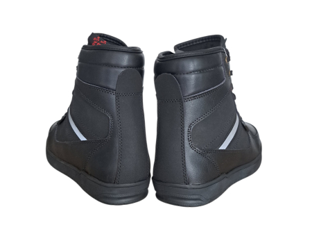 Ghete moto SM Racewear Sneak Adi – constructie din piele si compozit, intarituri calcai-degete si insertii reflectorizante [4]