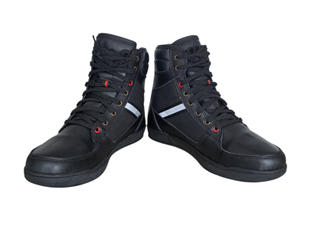 Ghete moto SM Racewear Sneak Adi – constructie din piele si compozit, intarituri calcai-degete si insertii reflectorizante [3]