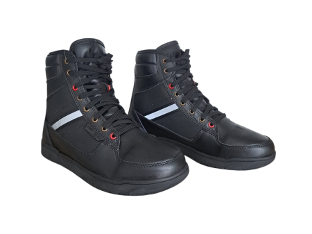 Ghete moto SM Racewear Sneak Adi – constructie din piele si compozit, intarituri calcai-degete si insertii reflectorizante [2]