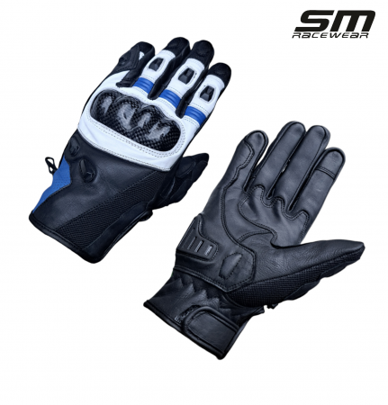 Piele + Textil - Manusi Striker Short