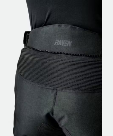 Pantaloni moto textili Raven Ostrava Air Lady (Dama) -  Ventilati - Protectii CE genunchi - Negru [5]
