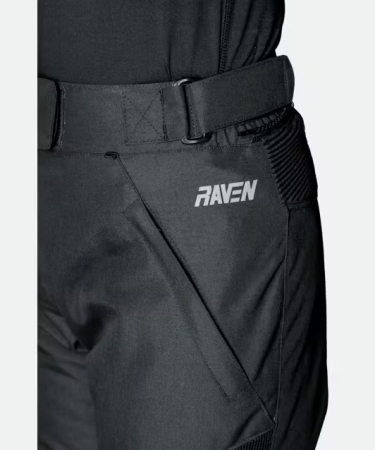 Pantaloni moto textili Raven Ostrava Air Lady (Dama) -  Ventilati - Protectii CE genunchi - Negru [6]