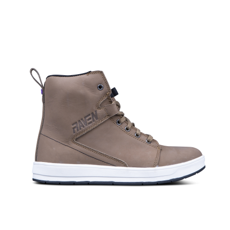 Pantofi moto Raven Rijeka din piele nubuck, bej [2]