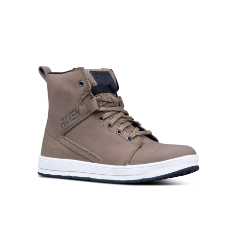 Pantofi moto Raven Rijeka din piele nubuck, bej [1]