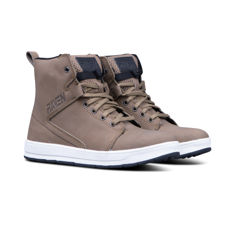INCALTAMINTE - Pantofi moto Raven Rijeka din piele nubuck, bej