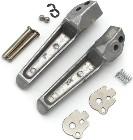 Scărițe moto pasager/spate Honda CBR600 F4i, CBR900RR, CBR929, CBR954, VFR800, CB1300, CB400, CBR1100XX – footrest / footpeg din aluminiu [1]