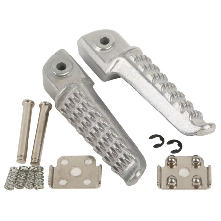 Scărițe moto pasager/spate Kawasaki Z750, Z1000, ER-6N, ZX-6R, ZX-10R, Ninja 250R, ZZR1400, Versys 650 – footrest / footpeg din aluminiu [2]