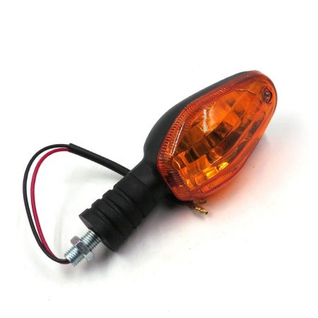 Semnalizări moto universale portocalii cu prindere pe șurub – turn signal / indicator TCMT [1]