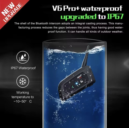 Intercom moto Ejeas V6 Pro Plus [2]