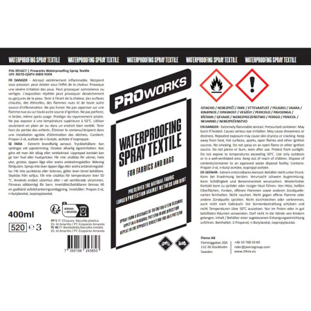 Spray impermeabilizant Proorks, universal, pentru textile [7]