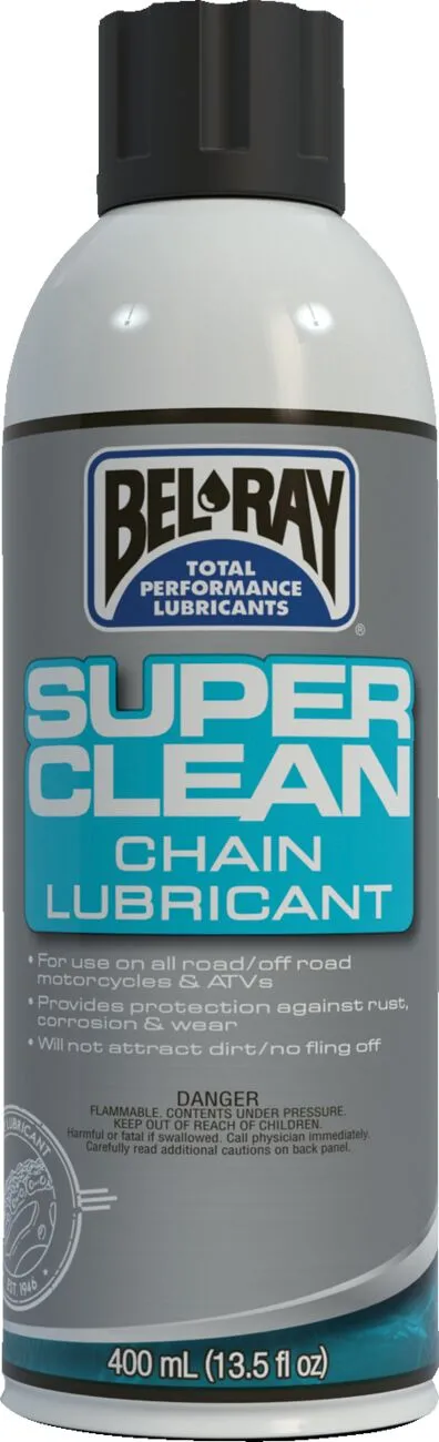 PRODUSE INTRETINERE - Spray ungere lanț Bel-Ray Super Clean Chain Lube 400 ml