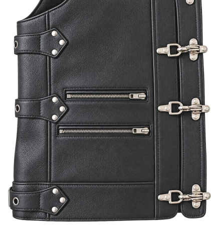 Vesta moto SM Racewear Amsel - piele bovina [5]