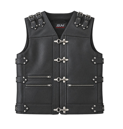 Vesta moto SM Racewear Amsel - piele bovina [4]