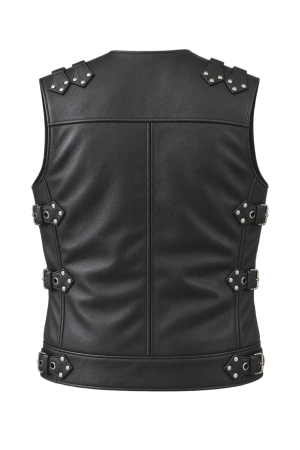 Vesta moto SM Racewear Amsel - piele bovina [1]
