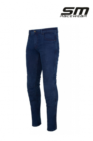 ECHIPAMENTE - Blugi moto SM Racewear Strada - Barbati - Urban - Protectii CE - Intarituri Kevlar in zonele cu impact (solduri/genunchi) - Diverse culori