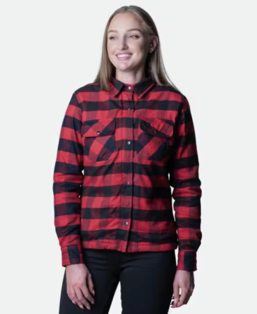 Camasi dama - Camasa moto dama Course Thunder - Kevlar integral, protectii CE umeri/coate, inchidere fermoar + capse