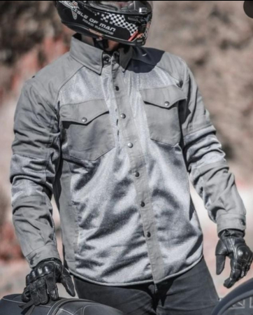 Camasi - Camasa moto SM Racewear Meshtech Air, protectii CE umeri/coate/coloana, inchidere fermoar + capse