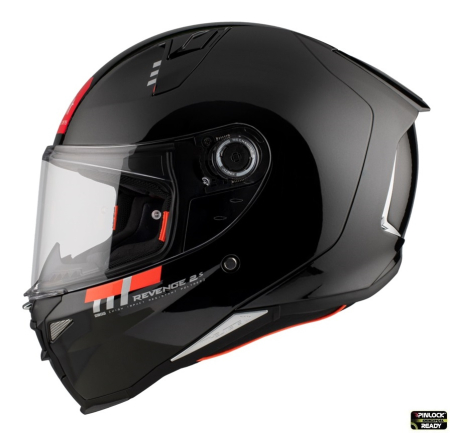 ECHIPAMENTE - Casca moto integrala MT Revenge 2 S A1 - Negru Lucios, ECE 22.06/DOT