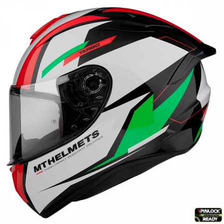 ECHIPAMENTE - Casca moto integrala MT Targo Pro Sound - Verde Lucios - ABS, ECE/DOT