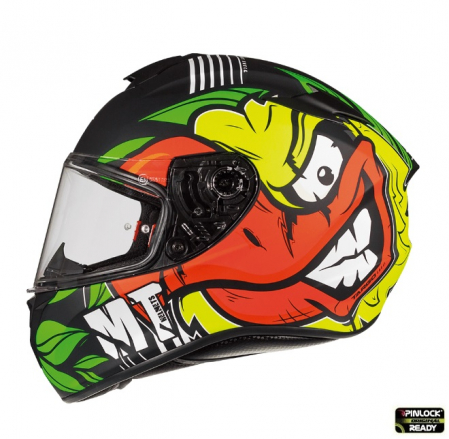 ECHIPAMENTE - Casca moto integrală MT Targo Truck A2 - Galben Fluor - Vizibilitate Maxima, ECE/DOT