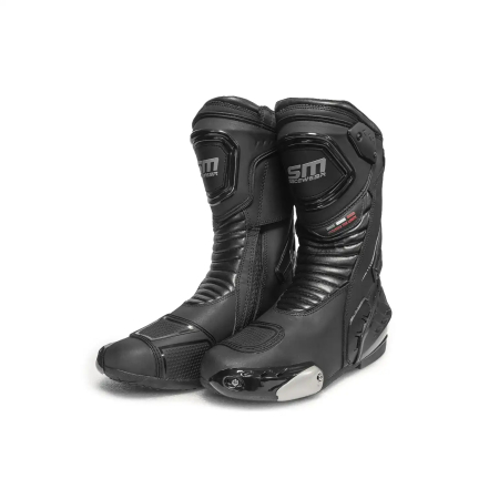 ECHIPAMENTE - Cizme moto SM Racewear Blade - piele naturala si compozit, protectii calcai-degete-lateral