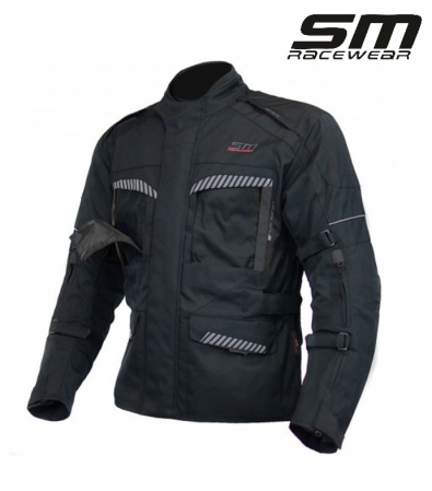 ECHIPAMENTE - Geaca moto textila Highland SM Racewear - 4 Sezoane, Impermeabila si Ventilata, cu Protectii CE