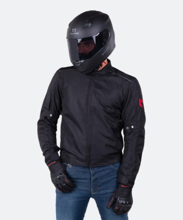 ECHIPAMENTE - Geaca moto textil Course Vento Mesh - barbati, protectii CE, negru