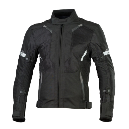 ECHIPAMENTE - Geaca moto textila Moto ID Vertex - Barbati - Impermeabila si Ventilata - Protectii CE coate si umeri - Negru